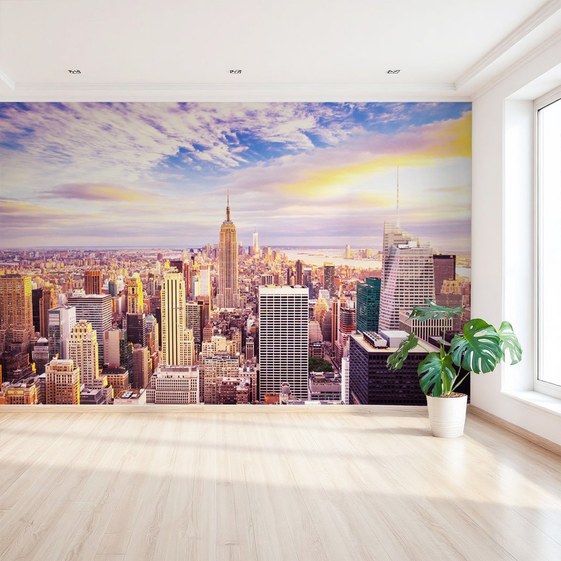 Fototapeta - miasto, drapacze chmur, panorama