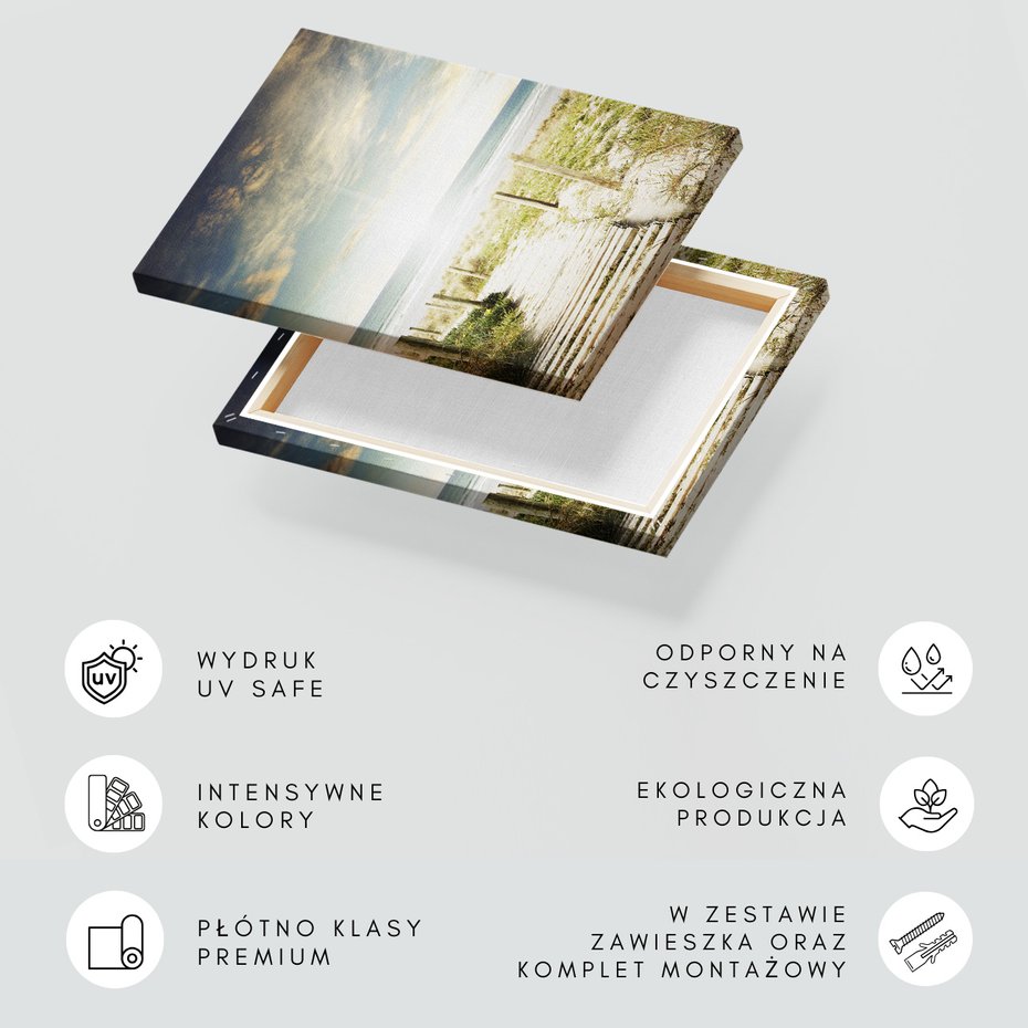 Obraz na płótnie - plaża, morze, krajobraz