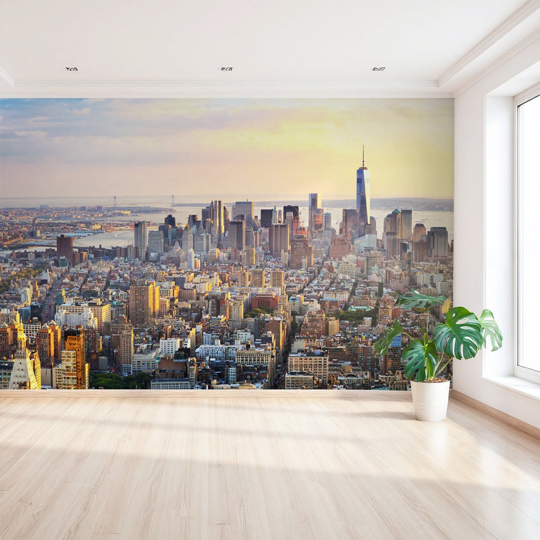 Fototapeta - miasto, panorama, drapacze chmur