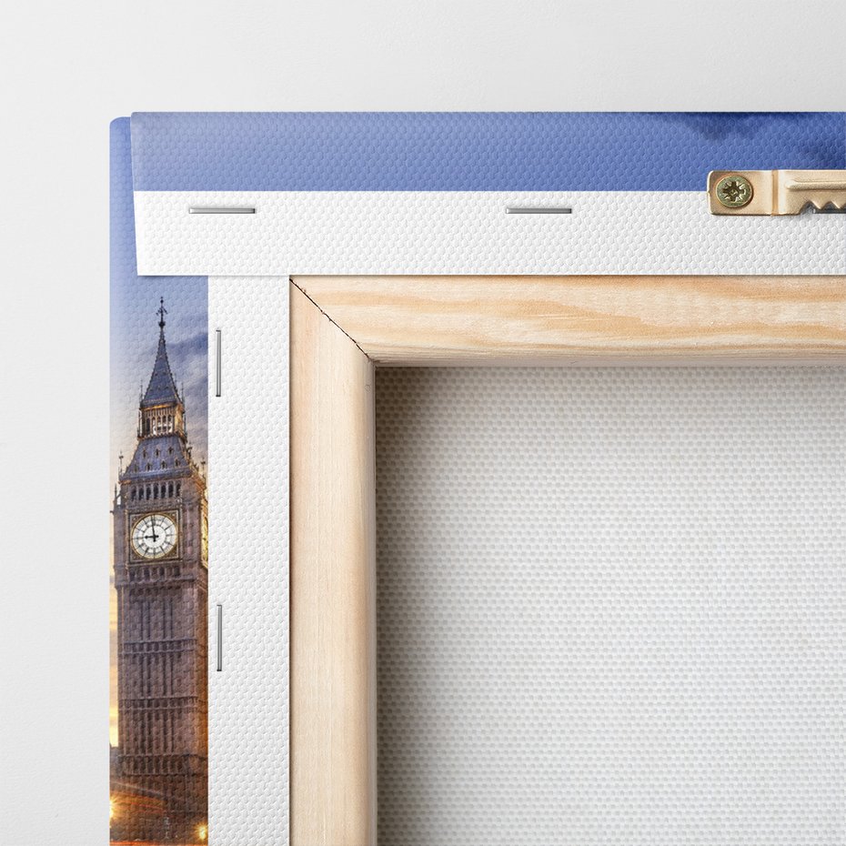 Obraz na płótnie - Londyn, autobus, Big Ben