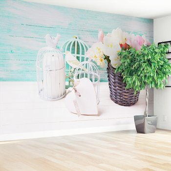 Fototapeta - kwiaty, dekoracje, wiosna