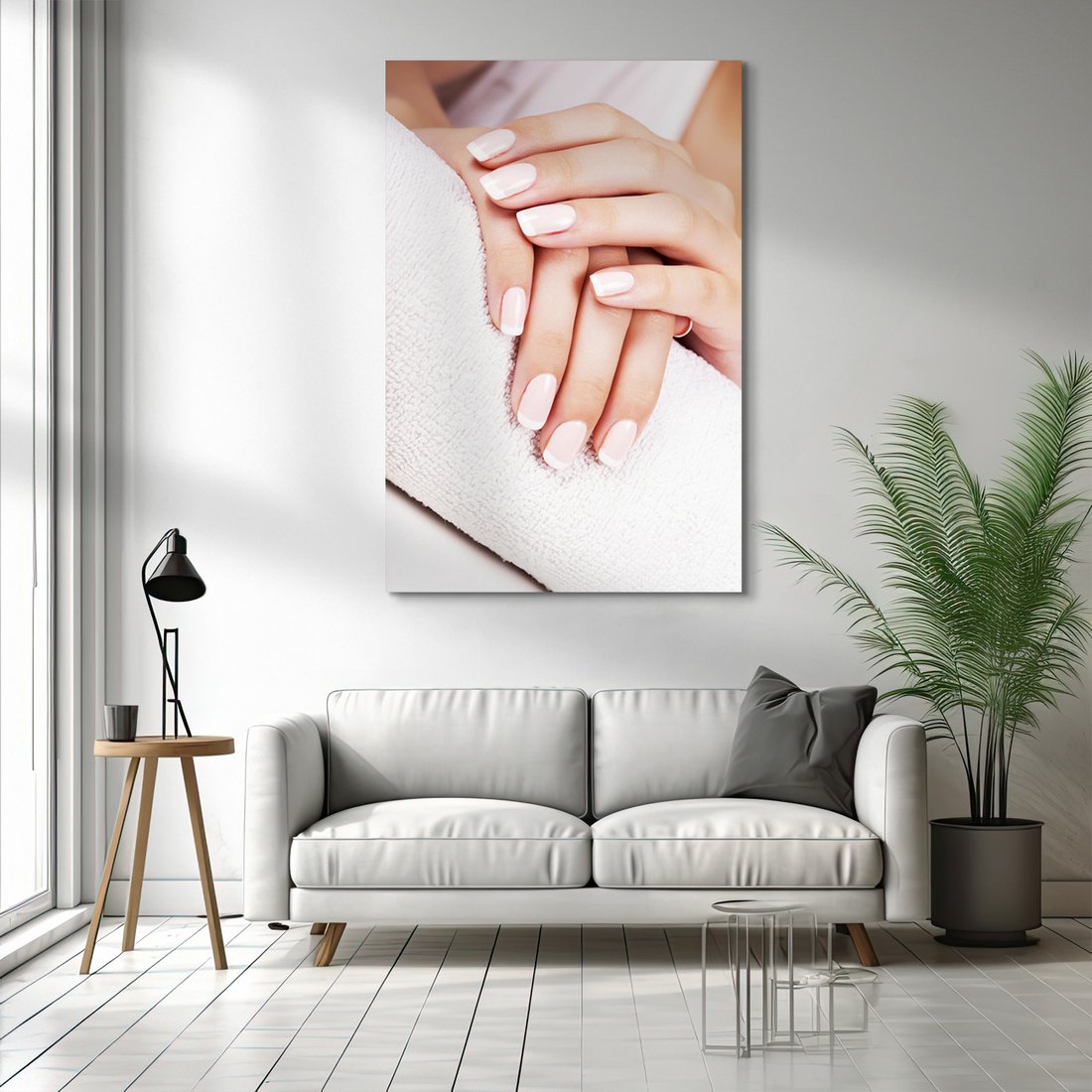 Obraz na płótnie - manicure, dłonie, paznokcie