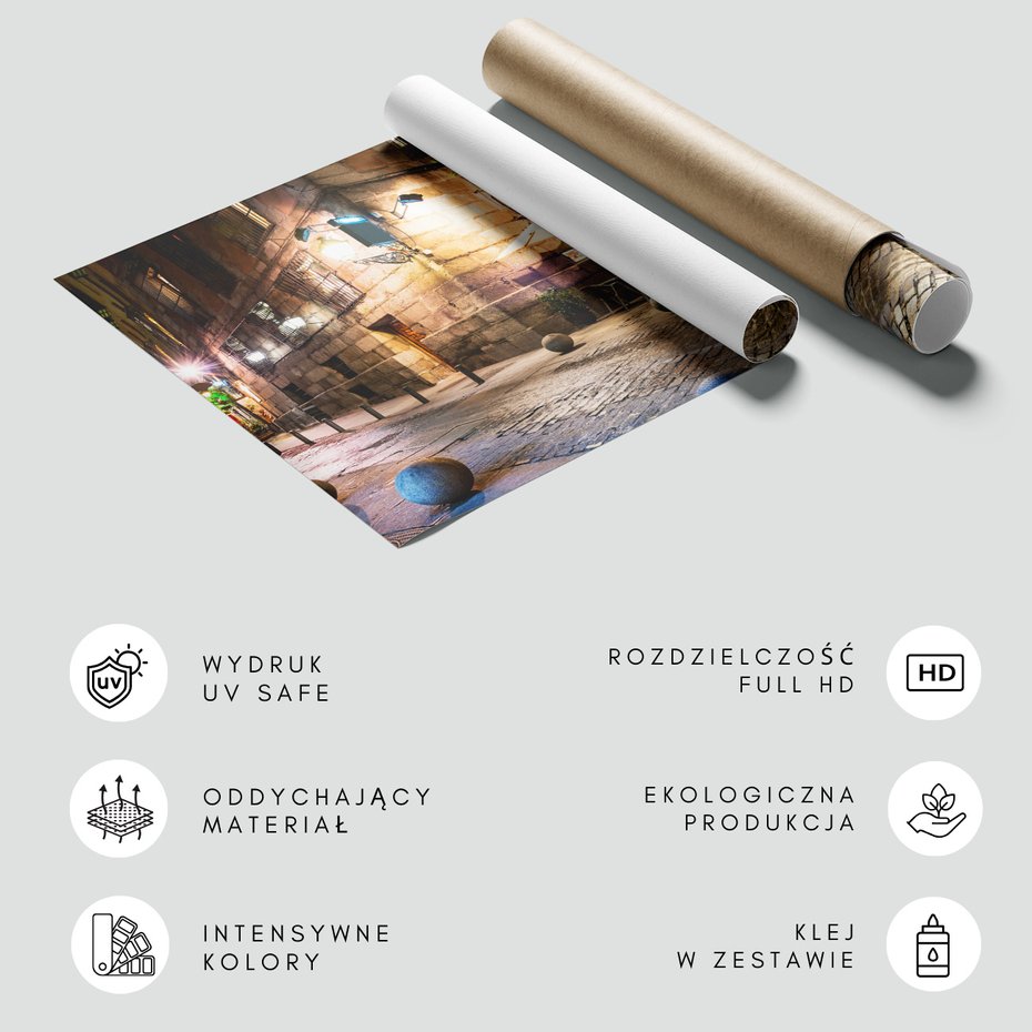 Fototapeta - ulica, miasto, noc