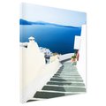 Obraz na płótnie - Schody, Morze, Santorini