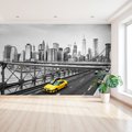 Fototapeta - miasto, most, taksówka