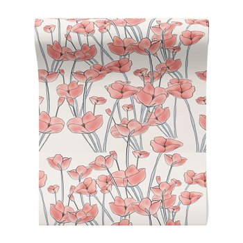 Tapeta - kwiaty, łodygi, wzór