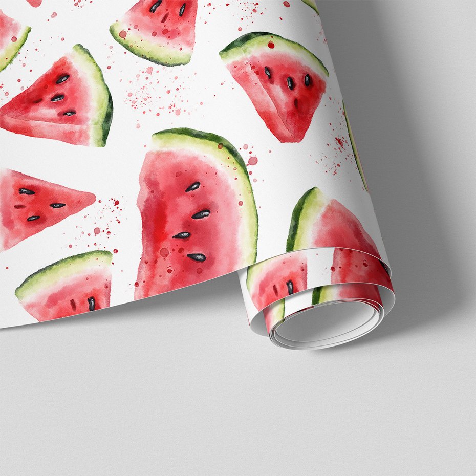 Tapeta - arbuz, lato, owoce