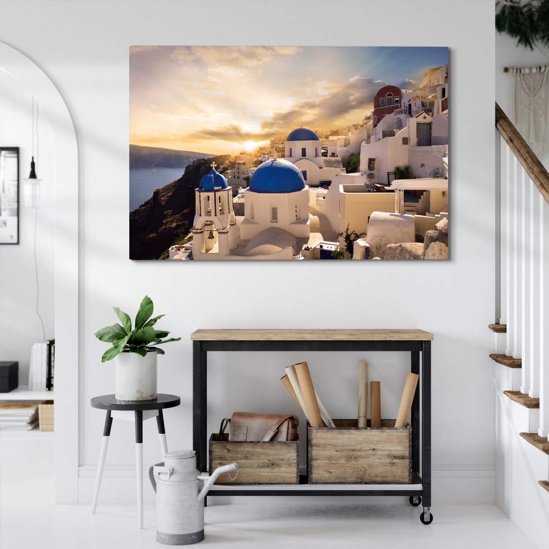 Obraz na płótnie - Santorini, Grecja, miasto