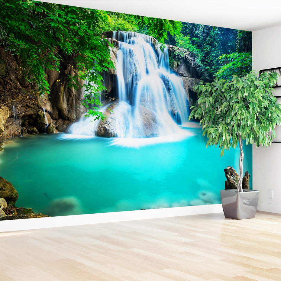 Fototapeta - wodospad, natura, woda