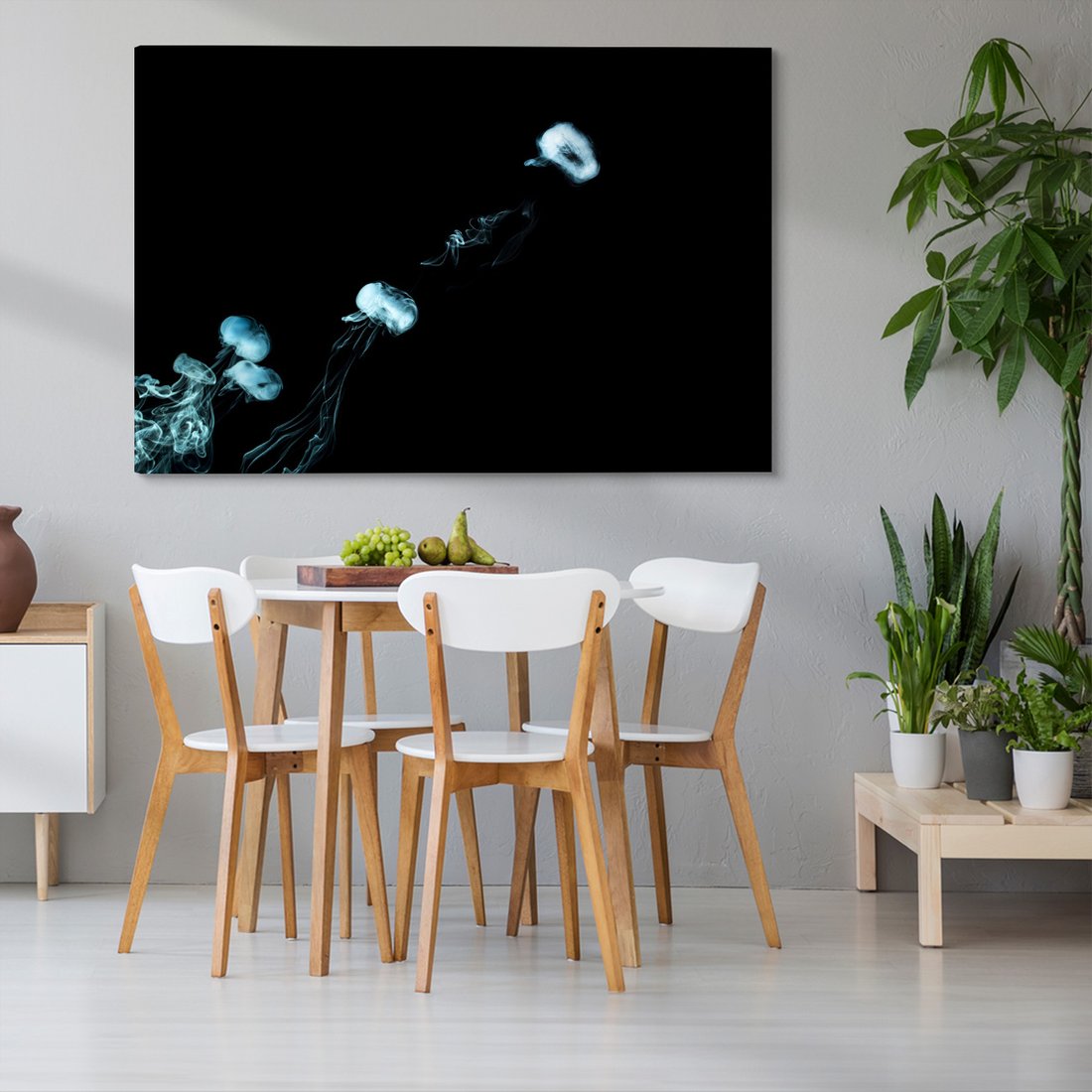Obraz na płótnie - abstrakcja, dym, kosmos