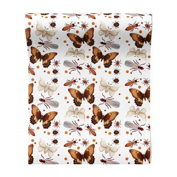 Tapeta - motyle, mrówki, kropki