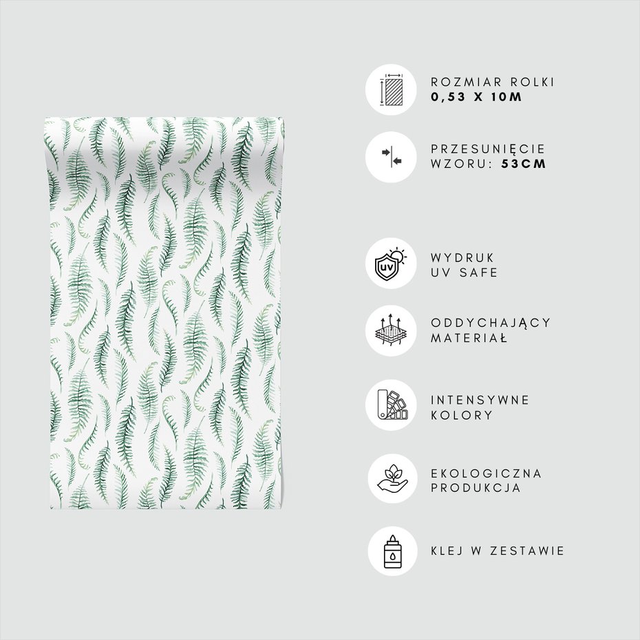 Tapeta - paproć, liście, natura