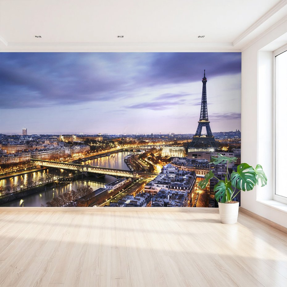 Fototapeta - Paryż, Wieża Eiffla, miasto