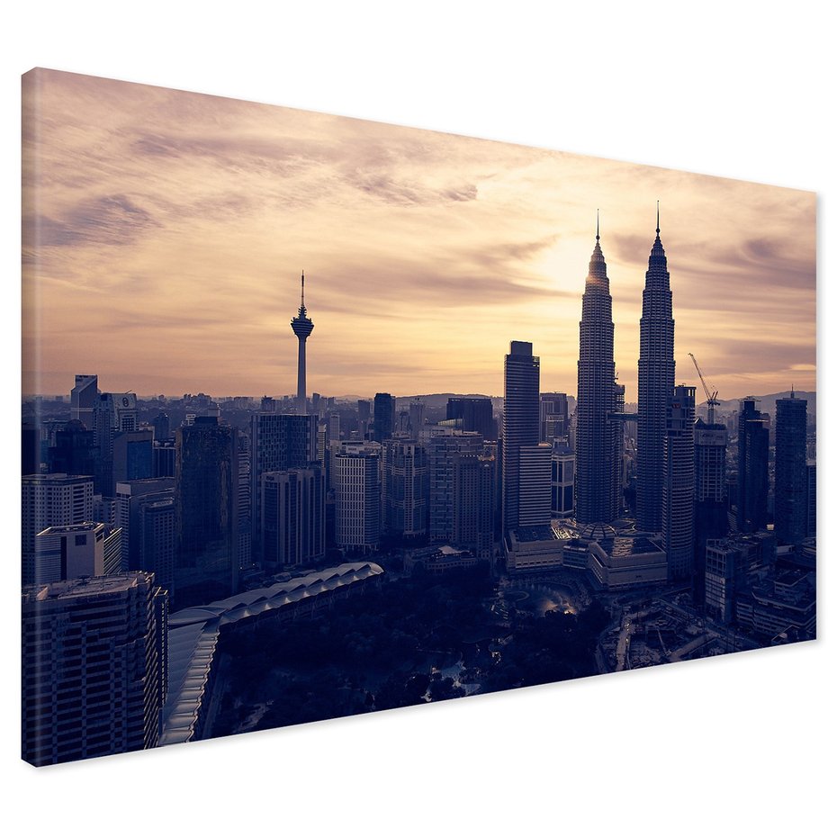 Obraz na płótnie - miasto, budynki, panorama