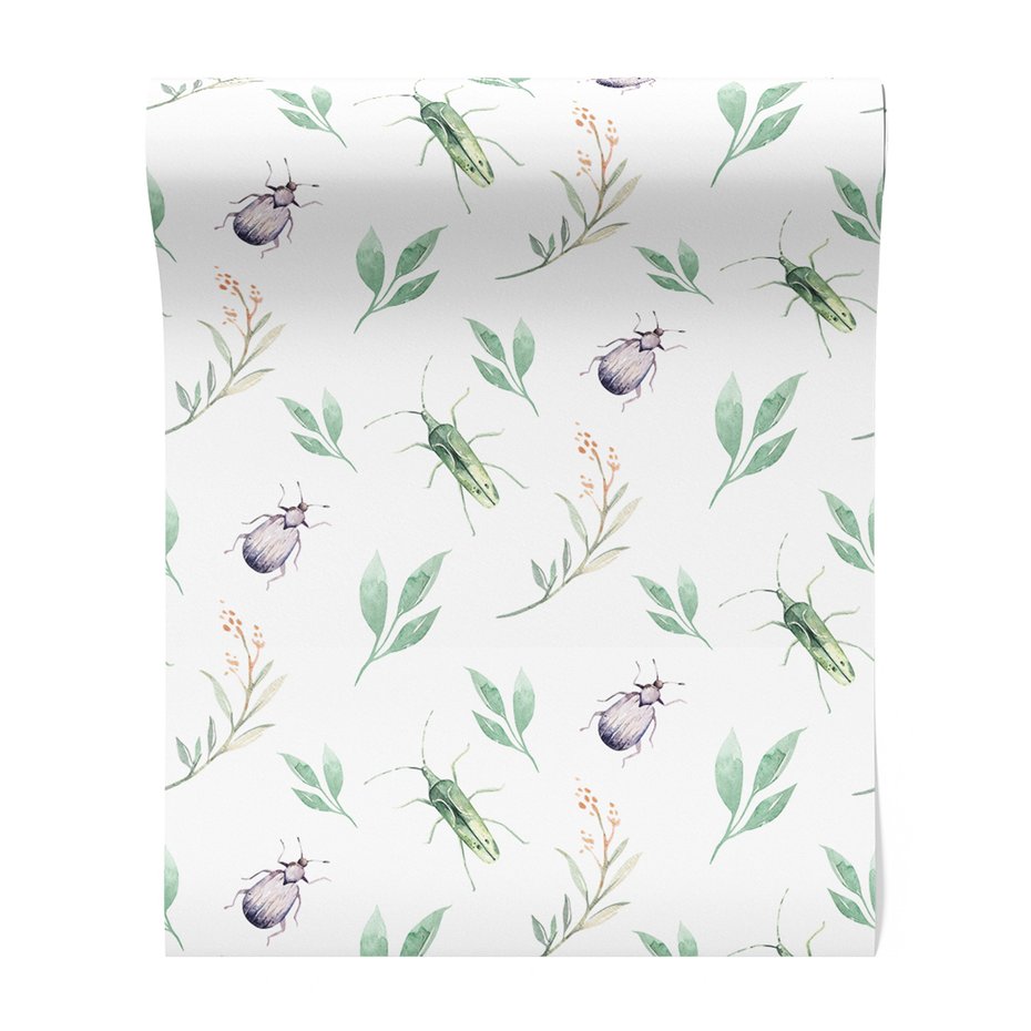 Tapeta - liście, chrząszcze, natura