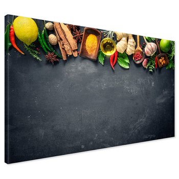Obraz na płótnie - jedzenie, przyprawy, składniki