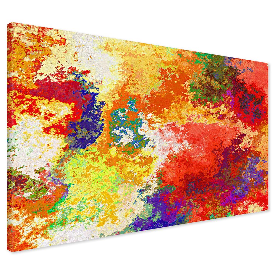 Obraz na płótnie - abstrakt, kolory, wzór