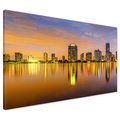 Obraz na płótnie - miasto, woda, budynki
