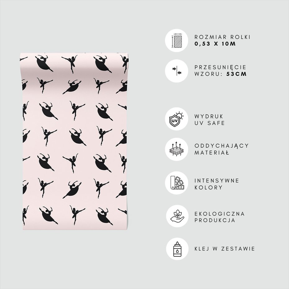 Tapeta - baletnica, taniec, sylwetka