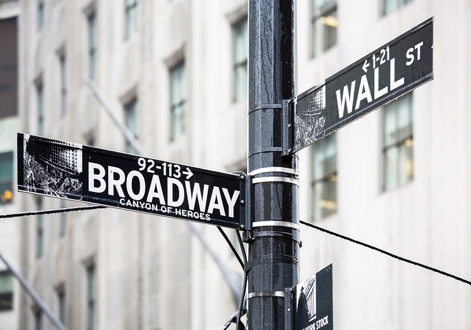 Fototapeta - ulica, znaki, miasto