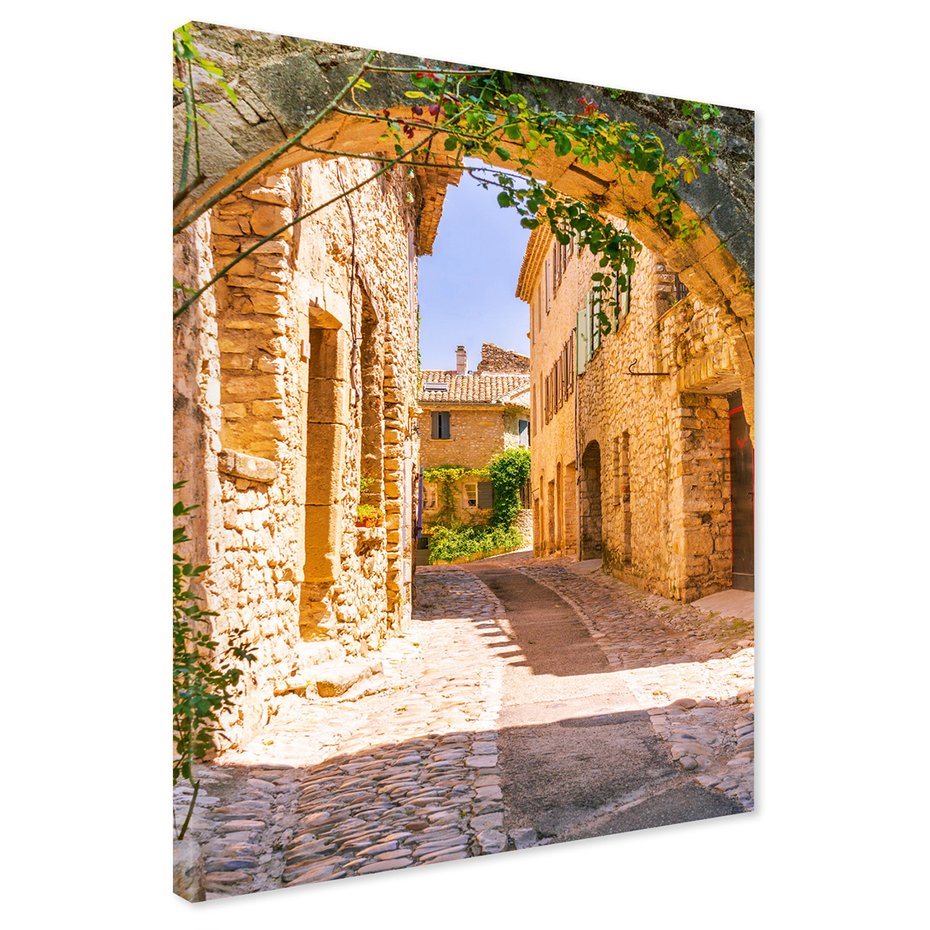 Obraz na płótnie - uliczka, miasto, kamień