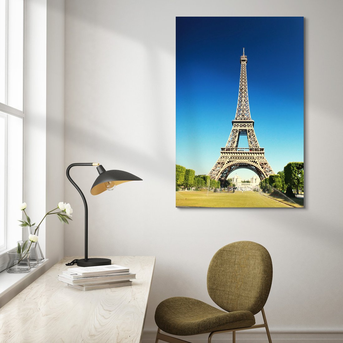 Obraz na płótnie - Paryż, Wieża Eiffla, miasto
