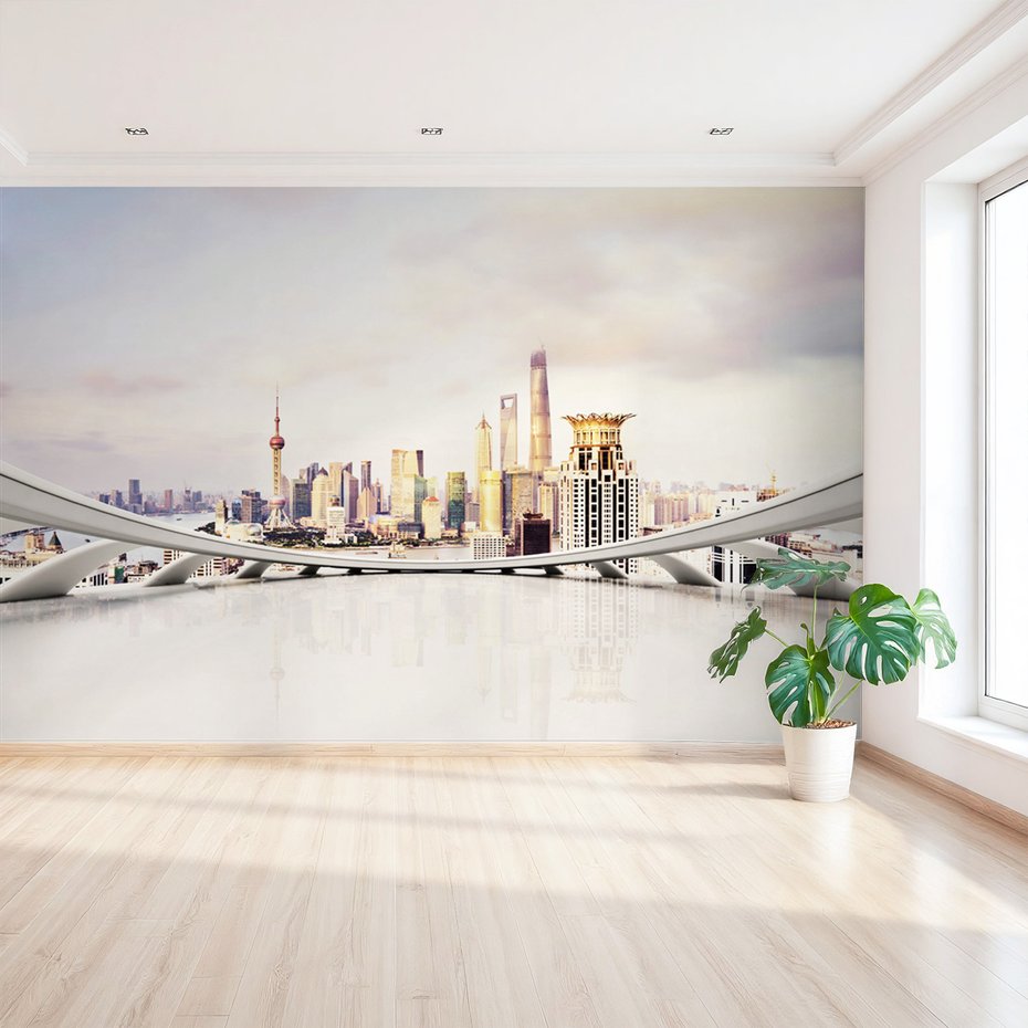 Fototapeta - miasto, panorama, abstrakcja