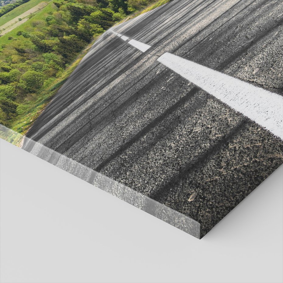 Obraz na płótnie - góry, droga, krajobraz