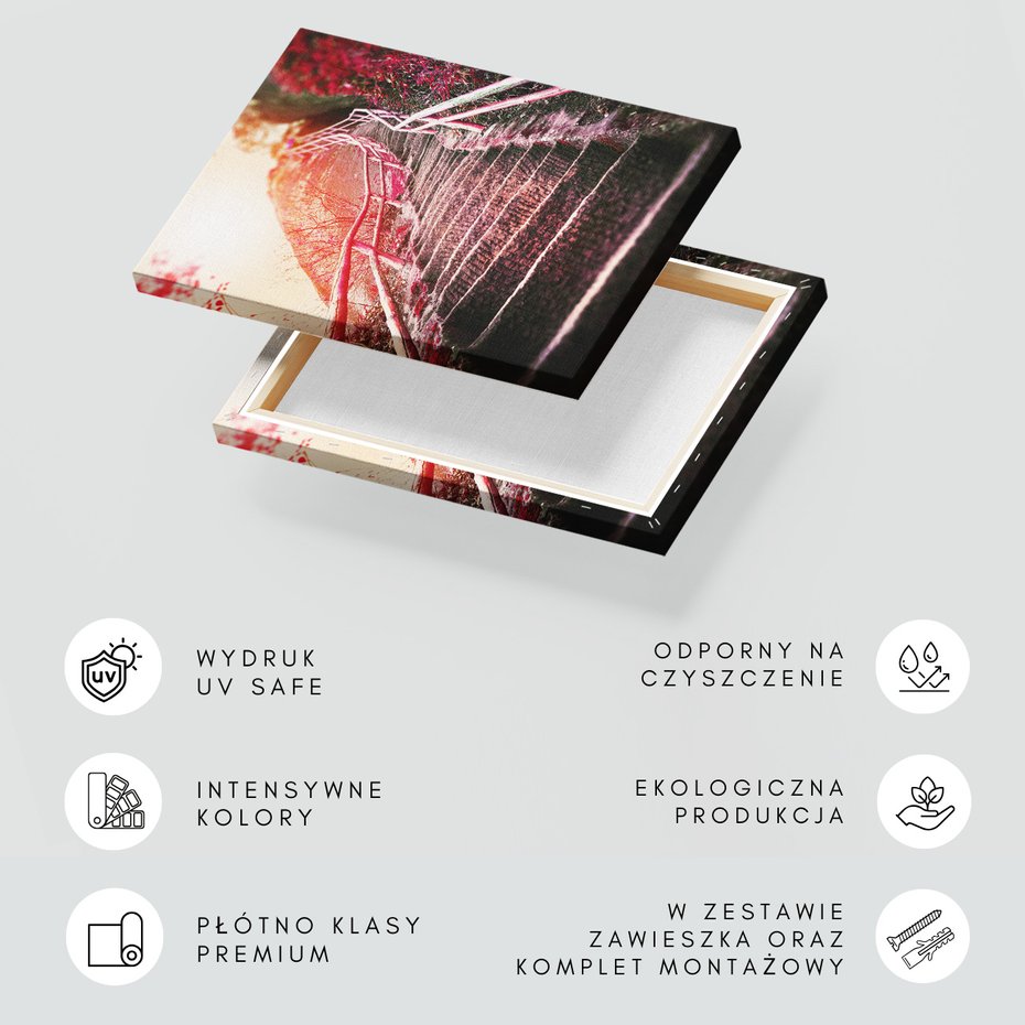 Obraz na płótnie - schody, krajobraz, natura