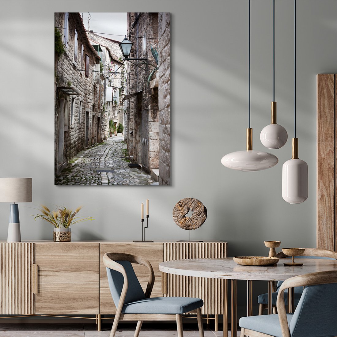 Obraz na płótnie - uliczka, kamień, miasto