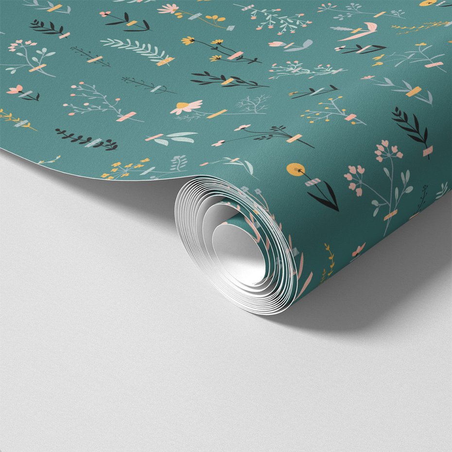 Tapeta - kwiaty, rośliny, wzór