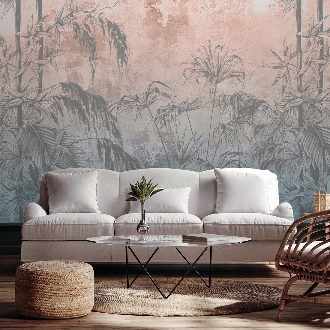 Fototapeta - loft, las, tropikalny