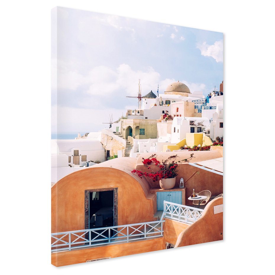 Obraz na płótnie - Santorini, Grecja, miasto