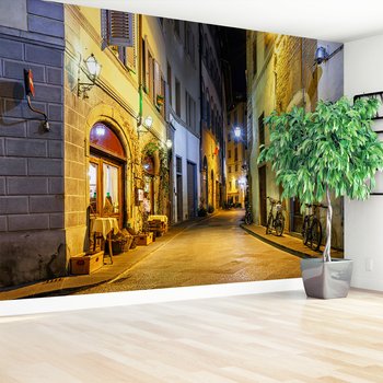 Fototapeta - ulica, noc, miasto