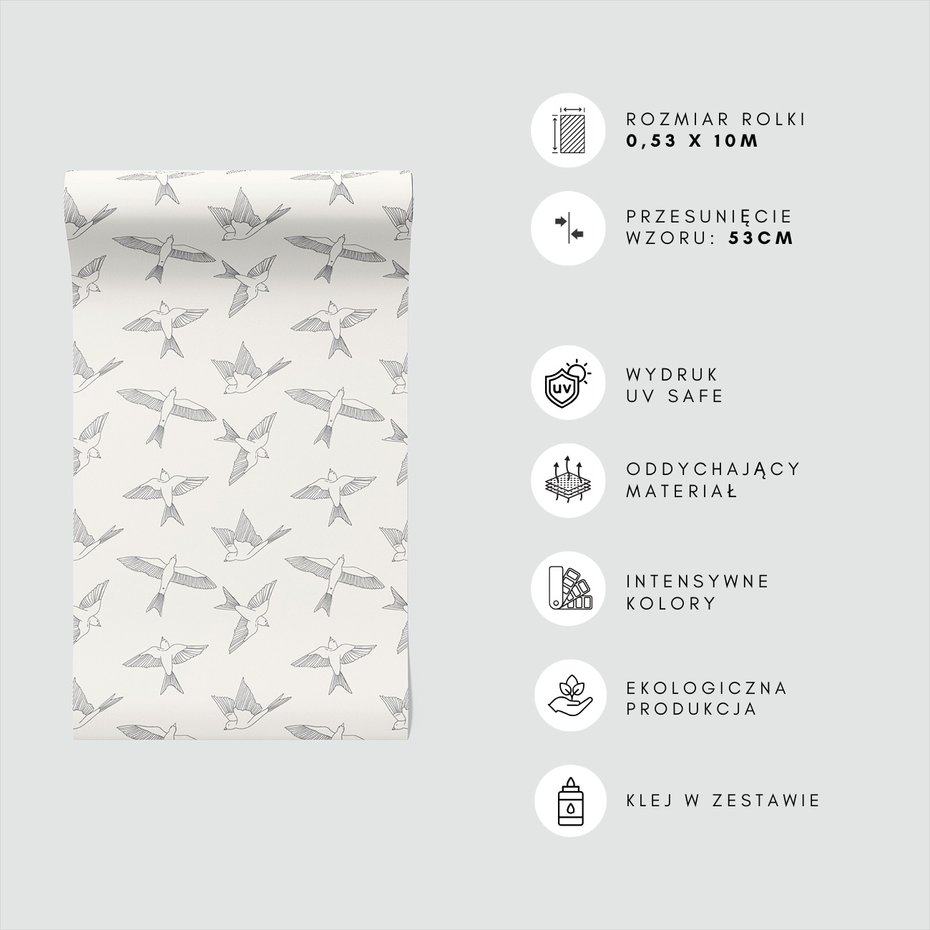 Tapeta - ptaki, wzór, tapeta