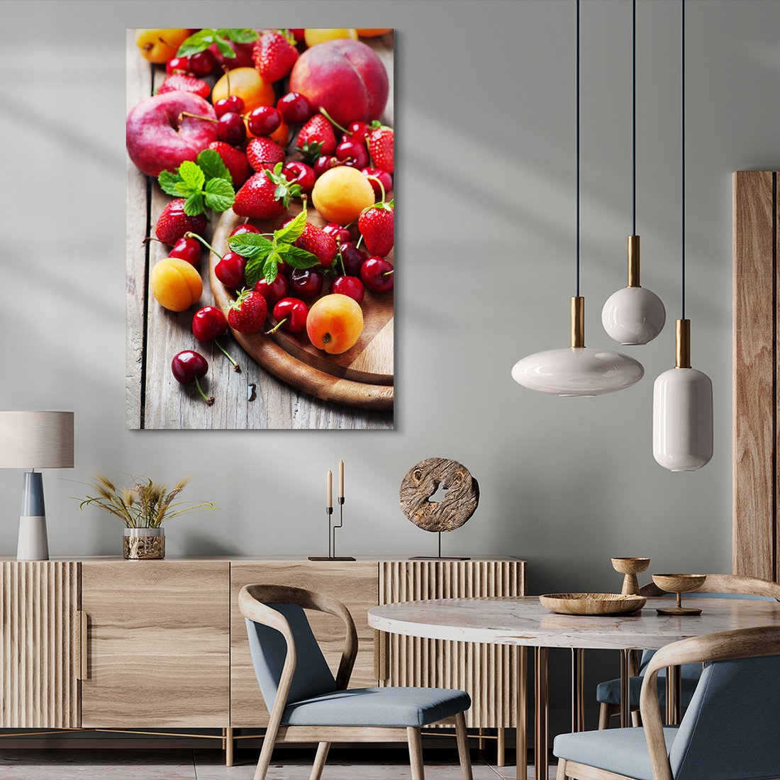 Obraz na płótnie - owoce, słodkie, świeże