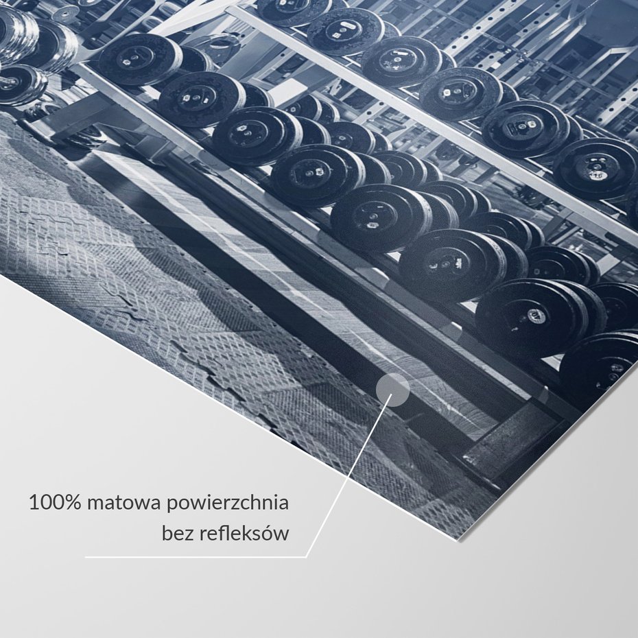 Fototapeta - siłownia, ciężary, trening