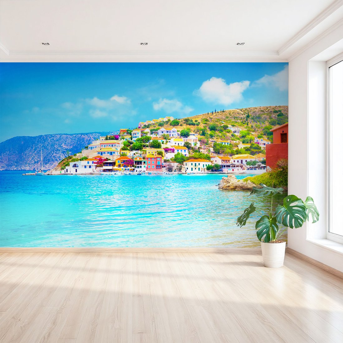 Fototapeta - plaża, morze, miasto