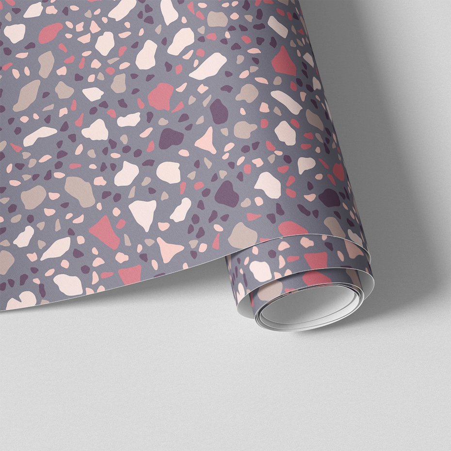 Tapeta - terazzo, kamień, tekstura