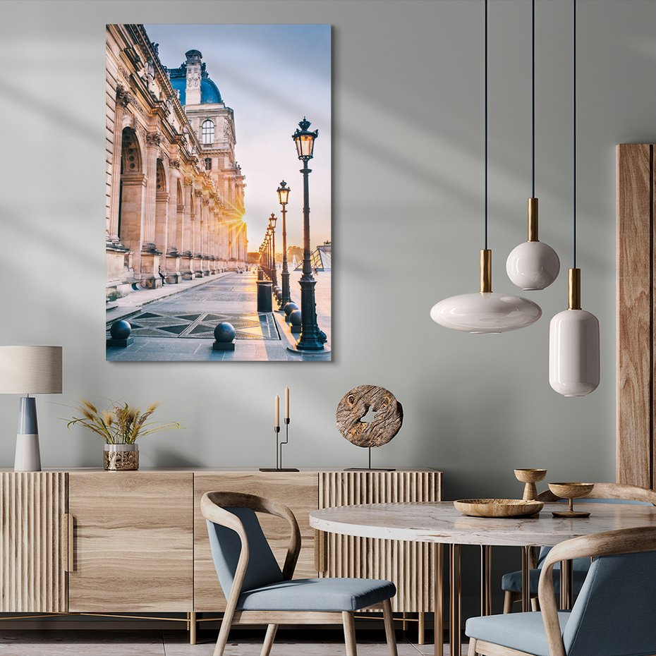 Obraz na płótnie - Luwr, Paryż, architektura