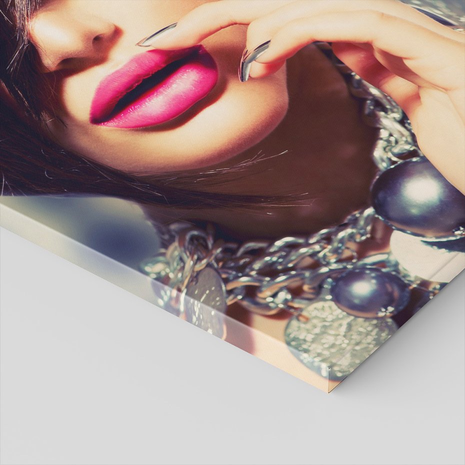 Obraz na płótnie - makijaż, uroda, kobieta