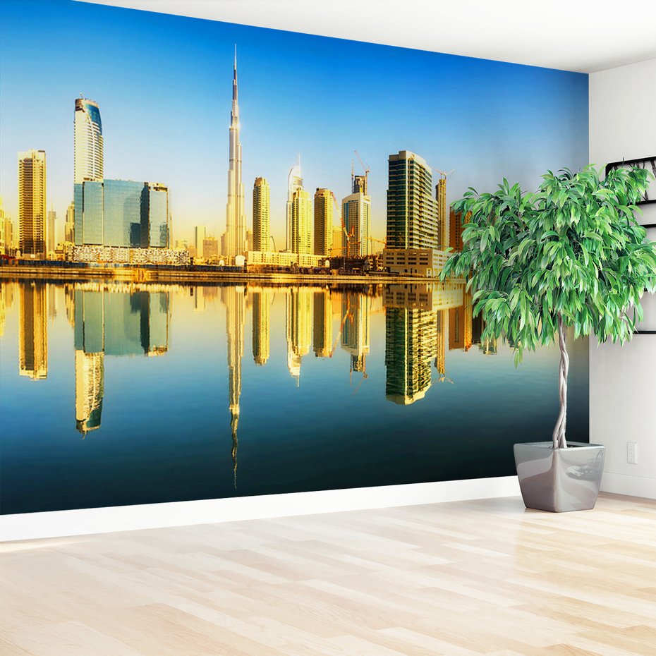 Fototapeta - dubai, miasto, panorama