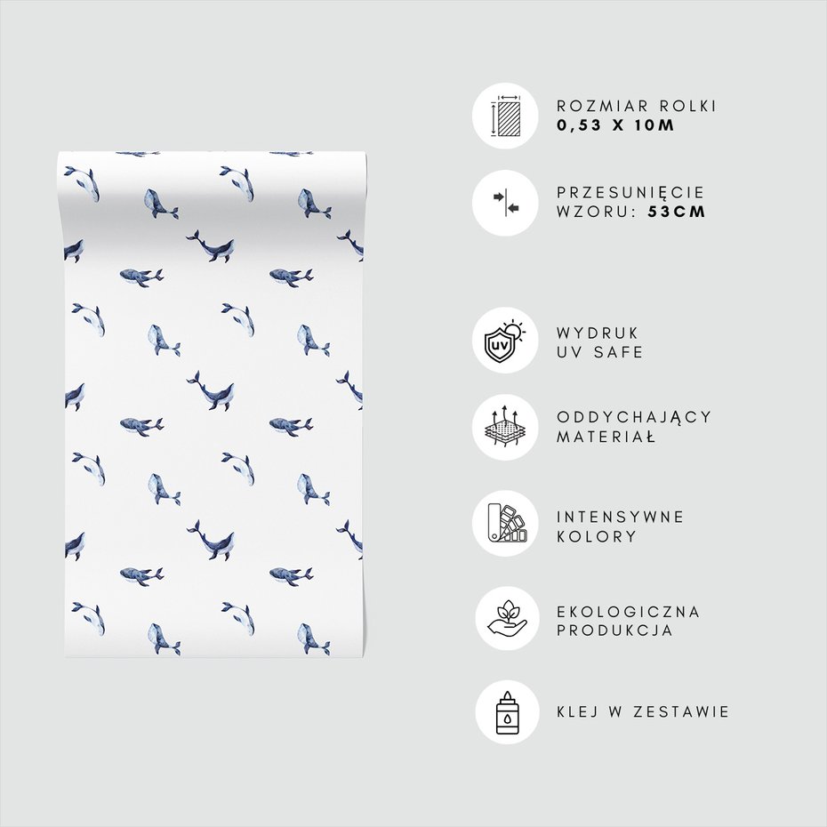 Tapeta - wieloryby, morze, zwierzęta