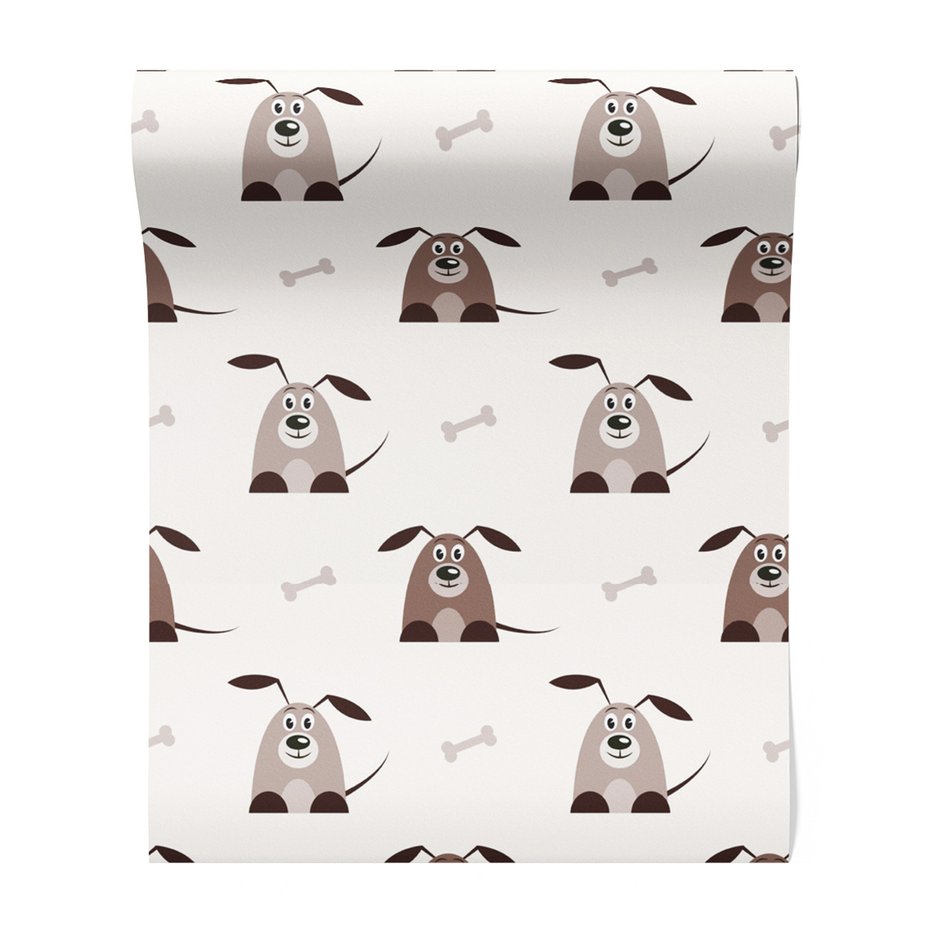 Tapeta - dziecięca, pies, kość,