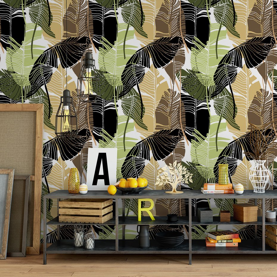 Tapeta - liście, roślinność, tropikalny