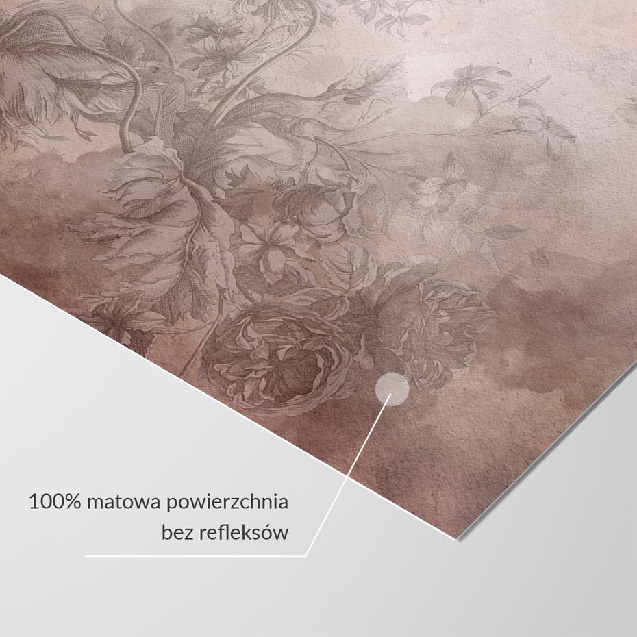 Fototapeta - loft, kwiaty, mgła