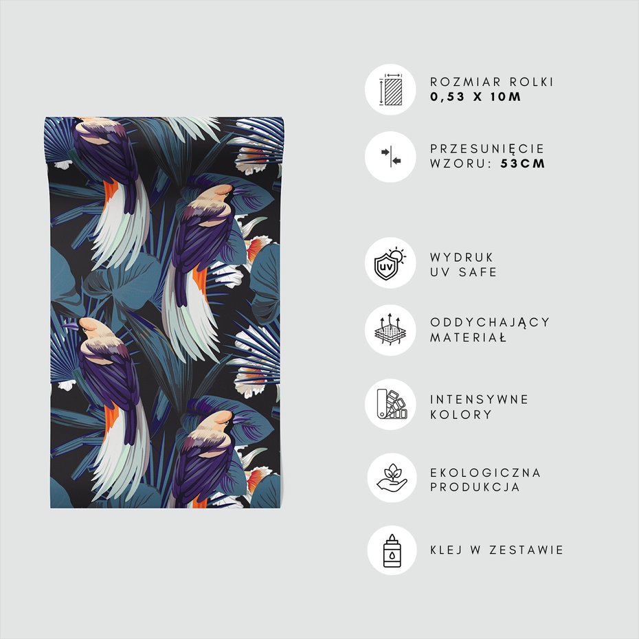 Tapeta - ptaki, liście, natura