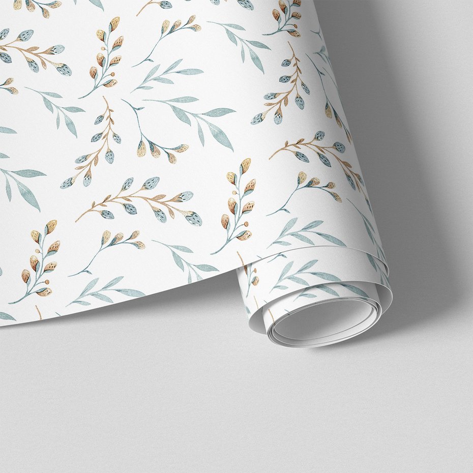 Tapeta - liście, gałązki, natura