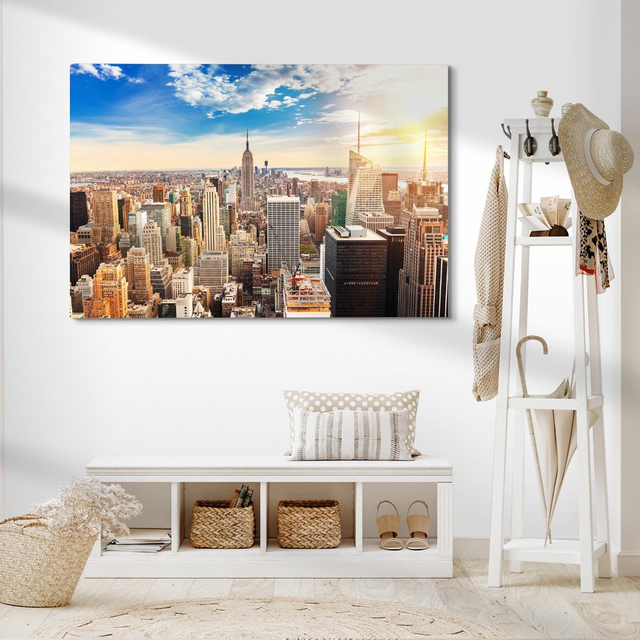 Obraz na płótnie - miasto, budynki, panorama