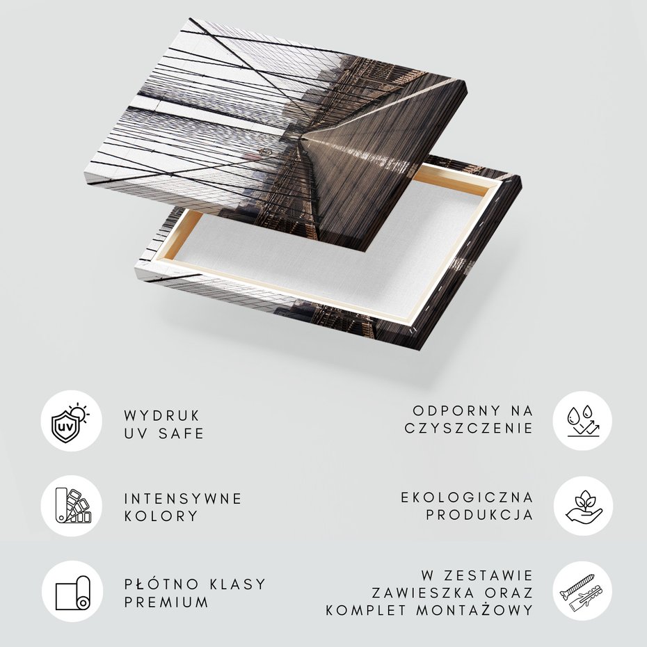 Obraz na płótnie - most, miasto, perspektywa